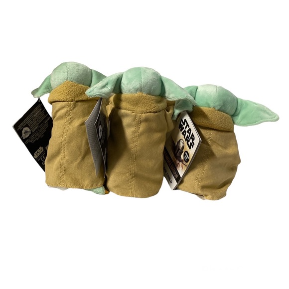 Star Wars The Mandalorian Plush Toy The Child Baby Yoda Grogu Stuffed Animal Set - Picture 2 of 13